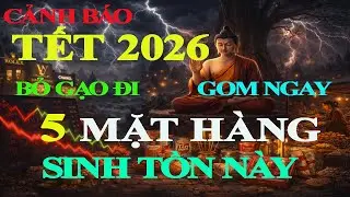 CẢNH BÁO TẾT 2026: TÍCH TRỮ GẠO = CHẾT ĐÓI / HÃY GOM NGAY 5 THỰC PHẨM SINH TỒN NÀY CỨU CẢ GIA ĐÌNH.!
