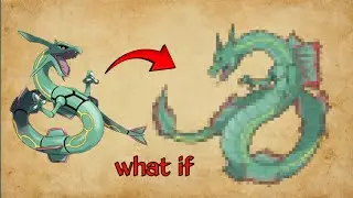 What if pokemon were monster hunter ? Rayquaza #drawingpractice