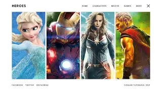 Complete Responsive Website Using Html CSS & Javascript | Tutorial Link In Video Description