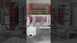 #ibc #production  #automatic #ibc cage#ibc Ton-- IBC Ton Barrel Frame Bending Machi