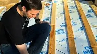White Metal Roof with Rigid Insulation
