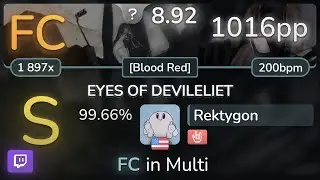 🔴 8.9⭐ Rektygon | YAMAGEN'S DEVILELIET - EYES OF DEVILELIET [Blood Red] +HR 99.66% |  | 1016pp FC