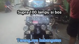 Review supra 100 lampu si bos
