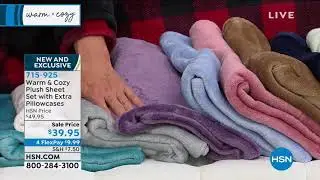 Warm   Cozy Plush Sheet Set with Extra Pillowcases
