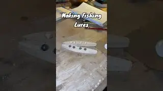 Making Fishing Lures - stick bait #fishing #handmadelure #fishinglure #diylure #bassfishing