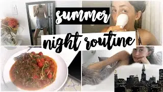 NYC Summer Night Routine 2019 // Skincare Routine, Vegan Zucchini Noodles, Puppy! ♡