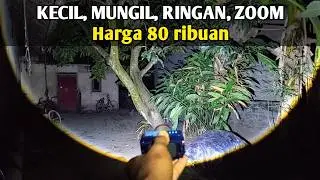 SUNPRO S-8125 100 WATT SENTER KEPALA MINI ZOOM CAHAYA TERANG DAN TAHAN LAMA