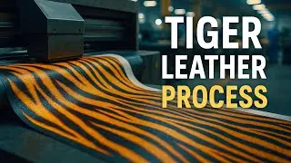 Inside Modern Tiger Leather Factory: From Synthetic Tiger Skin to Luxury Jackets