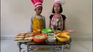 Food without fire activities for kids to learn about healthy food.