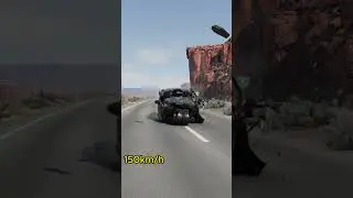 Range Rover Sport vs Bollard &ndash; Extreme Crash Test Destruction! | BeamNG.drive #shorts
