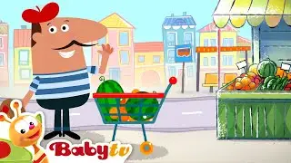Pierre il pittore - carrello della spesa | Disegno per bambini  🎨 🖌️ | Cartoni@BabyTVIta