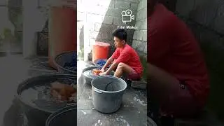 Household ROUTINE Manual Washing #Self Laundry