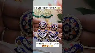 Wedding earring guide 🤩😱✨✨👉 #earring #trendyearring #trendingreel #look #viralreel #jewelleryhack
