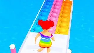 Pop It Run 🌈👉🌈 All Levels Gameplay Walkthrough Android,iOS