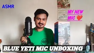 ASMR|| UNBOXING #blueyeti MIC 🎙️ RELAXING SOUNDS 😊&hearts;️❤️😊