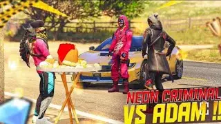 Neon Criminal Challenged Adam 🤣 #shorts