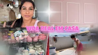 ROTINA DE DONA DE CASA REAL 🏡 | Transformando um Cômodo, Mercado e Organização em Família | VLOG