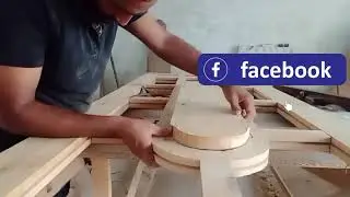 Door design// Making A Smart Folding Bed From Oval Wood Is Extremely Convenient