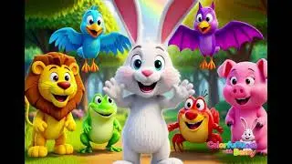 🎨🐰 Benny’s Animal Colors Parade! 🐦🦁🐸#bennysong #colorsforkids#nurseryrhymes 