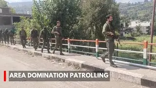 Mendhar: Security Forces Carry Out Area Domination Patrolling
