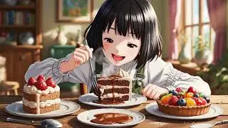 Cozy Ghibli Bakery: Eating Juicy Dripping Cakes ASMR 🍰 (Anime Mukbang)