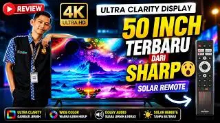 GAME MODE ( ALLM & VRR ) ! REVIEW SHARP 4T-C50HJ6000I | 50 INCH 4K FRAMELESS GOOGLE TV LED BY AMIN