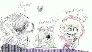 Pasta Night but Gray Flower, Oblivion y Masked Curse la cantan