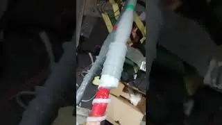 Cable cold shrink termination installation
