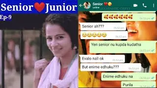 Senior❤Junior | lovers cute WhatsApp chat | tamil chat | love chat| @FANTASTICCHATT