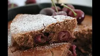 Skillet Cherry🍒 Cake!!Simple & Fast  Recipe!!
