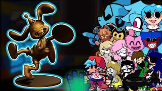 FNF Vs Bunzo Bunny Toy -But Different Characters Sing It🎵Everyone 