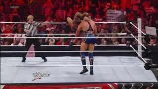 Randy Orton RKOs to Jack Swagger