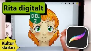 Hur man tecknar i procreate Del 2 (Digital konst)