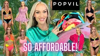 POPVIL SWIMWEAR & CLOTHING TRY ON HAUL UNDER $30 (Non sponsored & honest review)