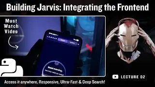 02 - Integrating the Frontend in JARVIS - Creating the most advances AI Assistant | Jarvis Python |
