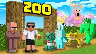 I Made an Expensive Elemental Mob Zoo in Minecraft..