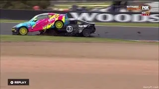 Toyota 86 Racing Series 2016. Race 2 Mount Panorama Circuit. Daniel Rein Ooi Crash & Finish