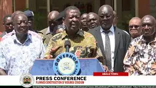 Press Conference on the planned Construction of Kidundu Stadium, Mbale Town