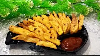 Crispy Potato Masala Fries ! Spicy & Flavorful Snack Recipe ! Masalafries !potato fries!