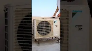 DAIKIN AC Outdoor Unit Cleaning #acservice #airconcleaning #accleaning #HVAC #shortsvideo