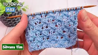 Ажурный узор спицами 🧵 | Идеально для свитеров и блузок