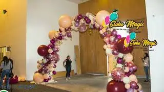 SNEAK PEEK DE NUESTRO ARCO DE GLOBOS VINTAGE CON TELARES🎈