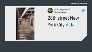 Ida remnants causing severe storms, flooding in Pennsylvania, NJ and NYC