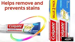 Colgate Total Whitening Toothpaste with Stannous Fluoride and Zinc /Amazon Beauty Products