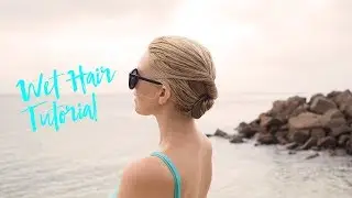 Beach hairstyle - Easy Beach Bun Twist Tutorial