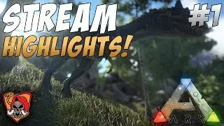 Ark: Survival Evolved - Stream Highlights - Episode #1 - Fireball Whiskey