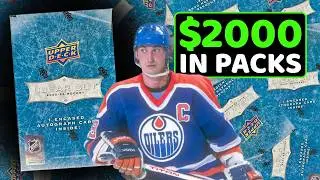 Opening $2000 Worth of Packs of 2025-26 Upper Deck Clear Cut Hockey Hobby