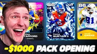 I Spent $1000 on the GREATEST Packs in MUT History!