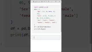 01 Check and Change Data Types in Pandas DataFrame