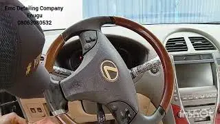 Car interior detailing 